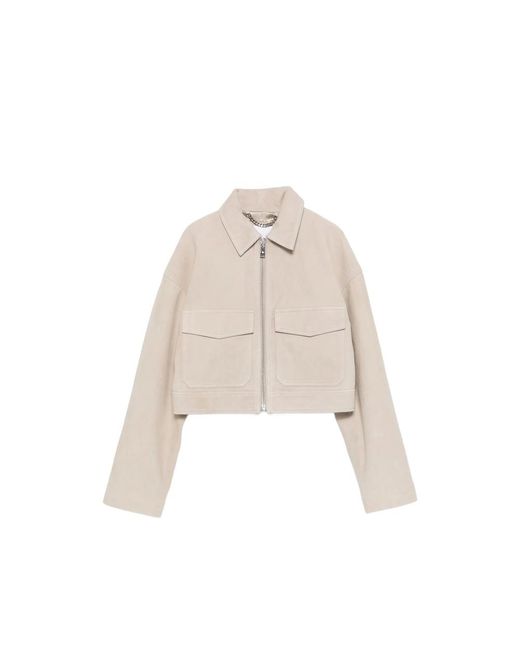Anine Bing Natural Outerwears Neutral