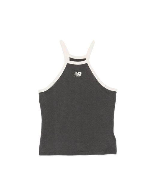 New Balance Black Performance Tank Top Cotton-Blend