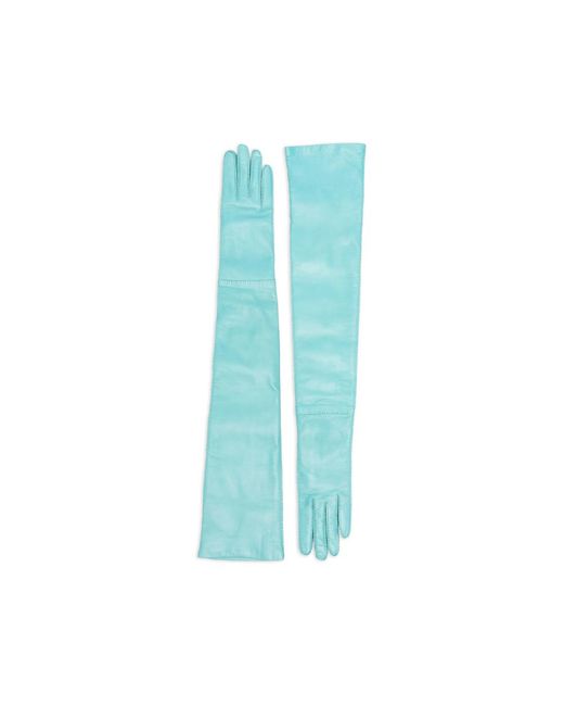 Prada Blue Gloves