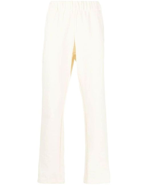 Kidsuper White Embroidered-trim Track Pants for men