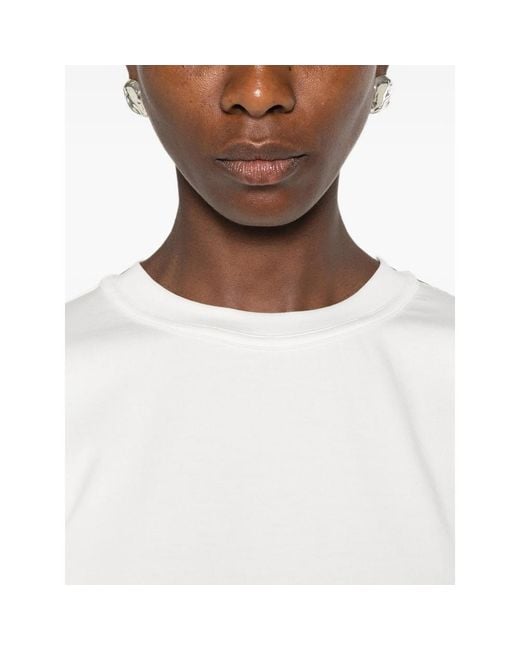 ELEH White Crew-Neck Short-Sleeve T-Shirt
