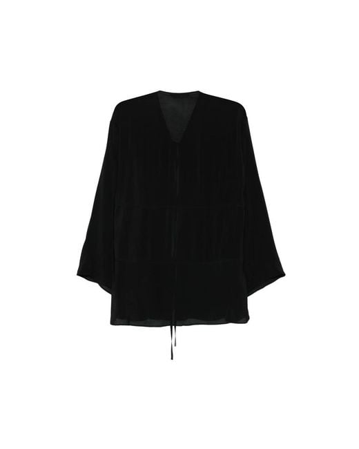 Bondi Born Black Tie-Detail Cover-Up