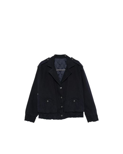 Blazé Milano Blue Button-Up Jacket