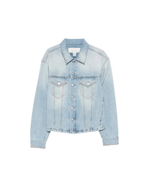 ERL Blue Flap-Pocket Denim Jacket for men