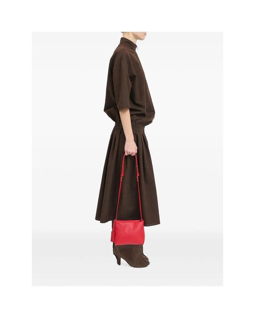 MM6 by Maison Margiela Red Japanese Small Shoulder Bag