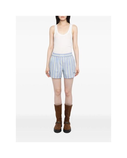 Zadig & Voltaire Blue Pax Shorts