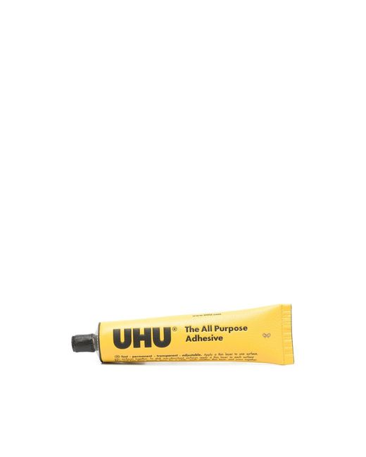 Anya Hindmarch Yellow Uhu Pencil Case for men