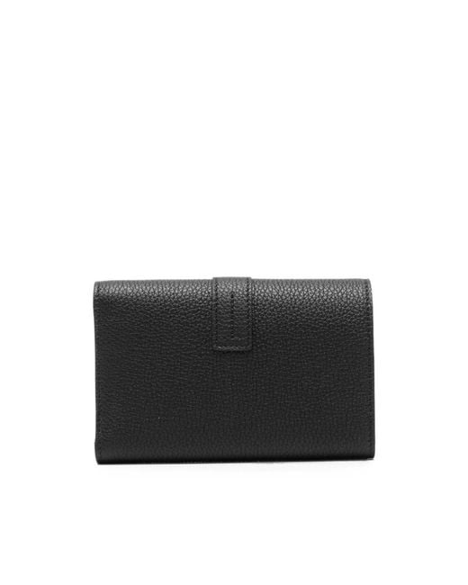 Tom Ford Black T-Logo Grained-Leather Wallet