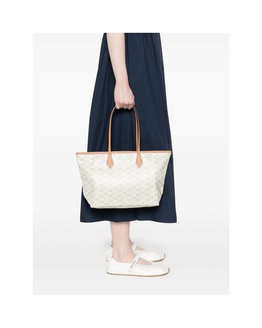 Moreau White Saint Tropez Pm Tote Bag