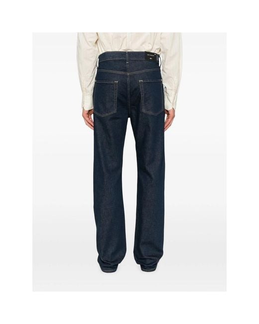 7 For All Mankind Blue Denim for men