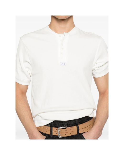 Magliano White Buttoned T-Shirt for men