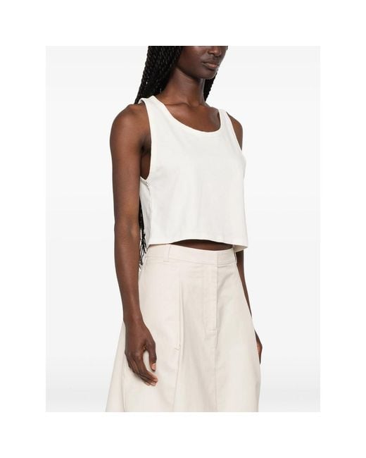 Sporty & Rich White Tank Top Jersey