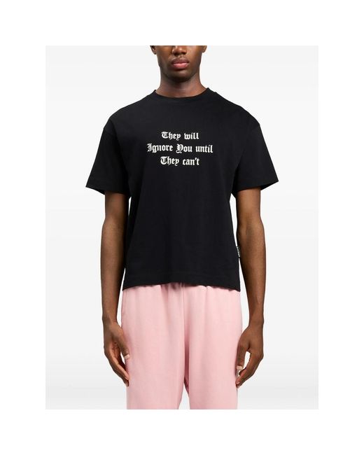 Palm Angels Black T-Shirts & Vests for men