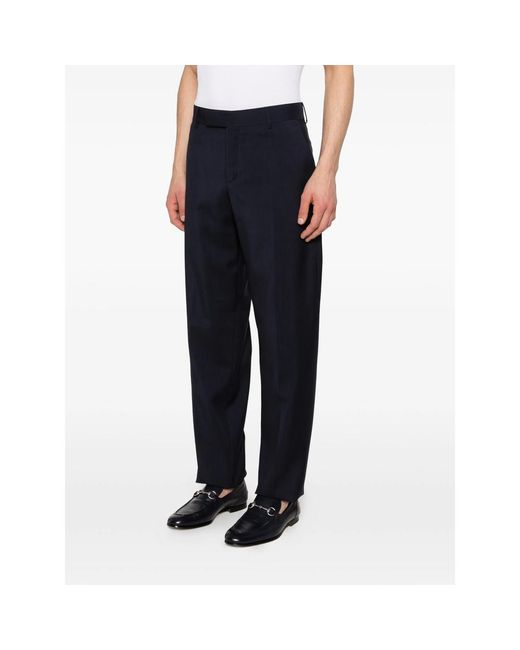Fendi Blue Trousers for men