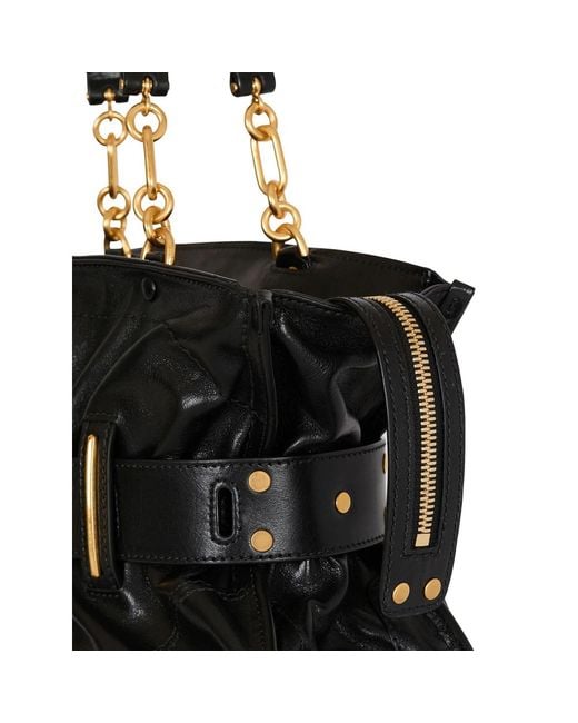 Balmain Black Anthem Shoulder Bag