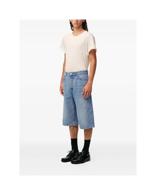 AMI Blue Shorts for men