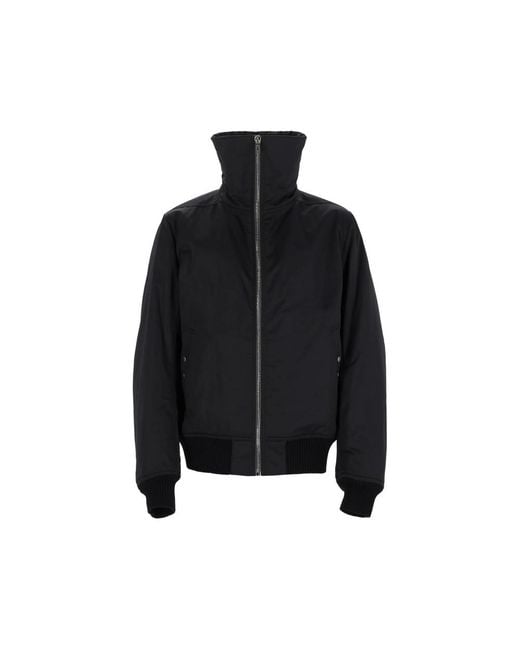 Rick Owens Black Zip-Up Jacket for men