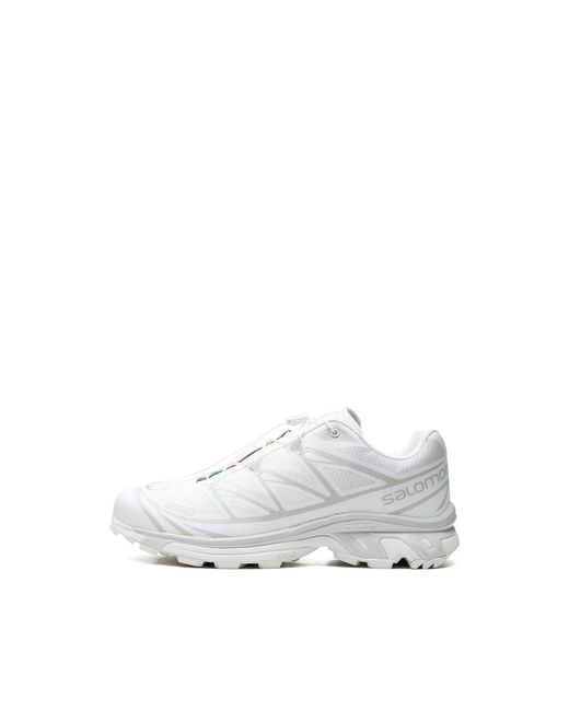 Salomon White Xt-6 Panelled Sneakers for men