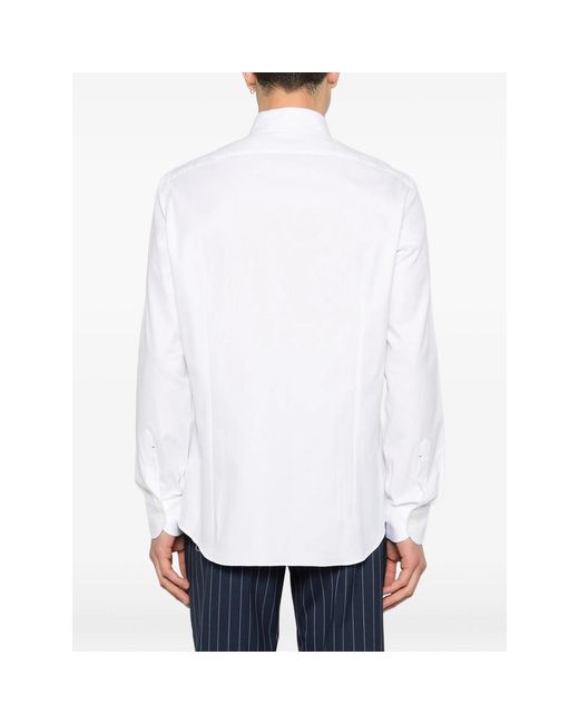 Mazzarelli White Buttoned Shirt for men