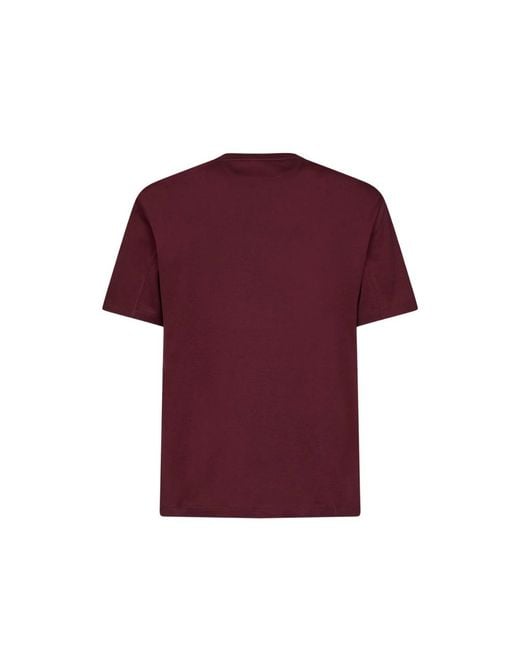 Brunello Cucinelli Purple Solomeo Crest T-Shirt for men