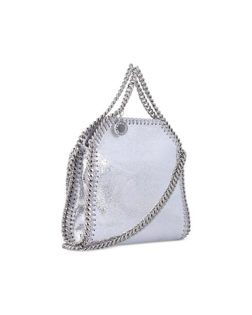 Stella McCartney Gray Tote Bag Chain Trim