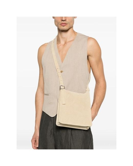 Jacquemus Natural Neutrals Messenger Bags for men