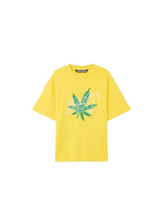 Palm Angels Yellow T-Shirts & Vests for men