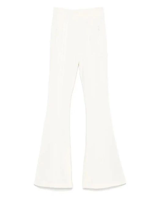 Adidas White Firebird Track Pants
