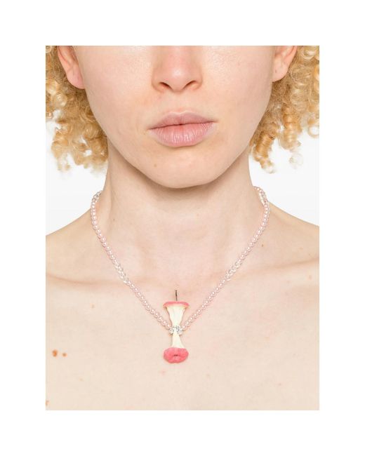 YVMIN White Apple Core Necklace