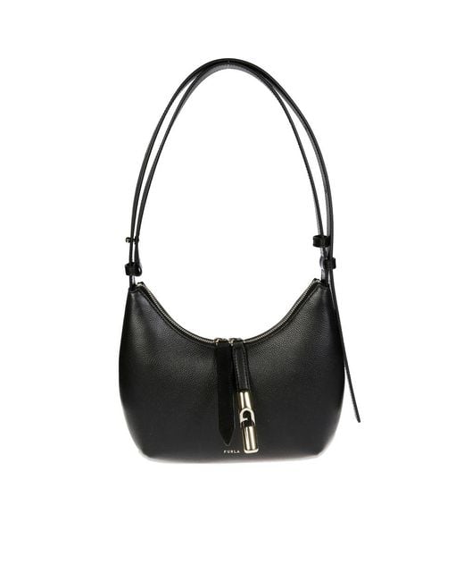 Furla Black Goccia S Shoulder Bag