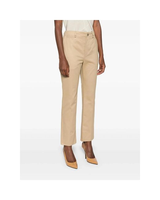 Saint Laurent Natural Neutrals Trousers