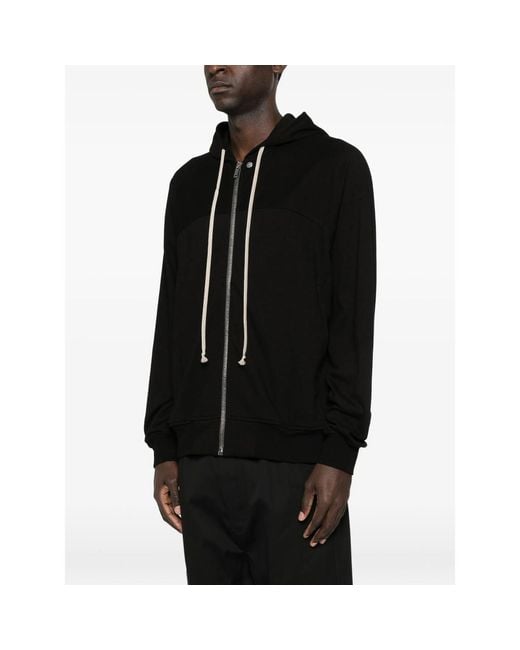 Rick Owens Black Windbreaker Jacket for men