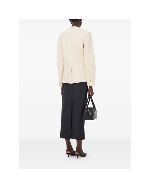 Loulou de Saison Natural Paoli Asymmetric Leather Jacket