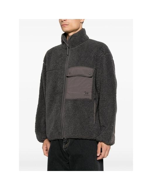 Maison Kitsuné Black Fleece Panelled Jacket for men