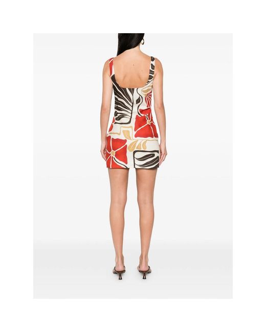 Sir Red Julietta Square-Neck Mini Dress
