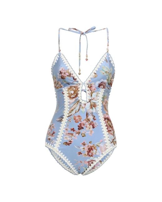 Zimmermann Blue One-Piece