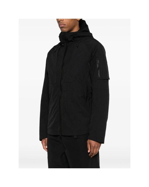 JG1 Black Zip-Up Hooded Jacket for men