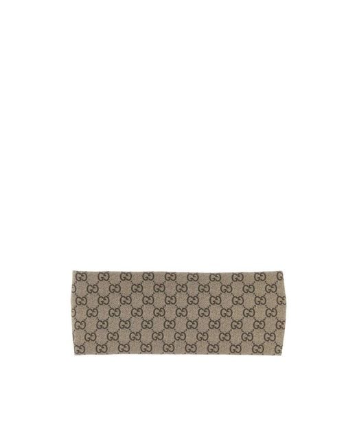 Gucci Gray Neutrals Hair Accessories
