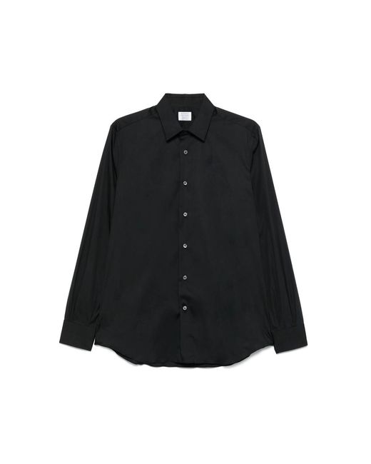 Mazzarelli Black Button-Down Shirt for men
