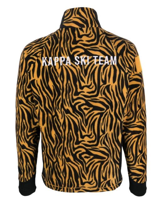 Kappa Yellow Ski Team Fleece Jacket for men