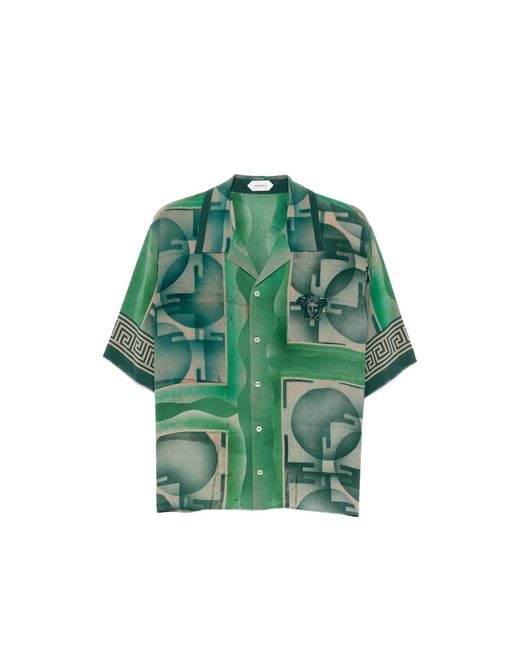 Versace Green Shirts for men