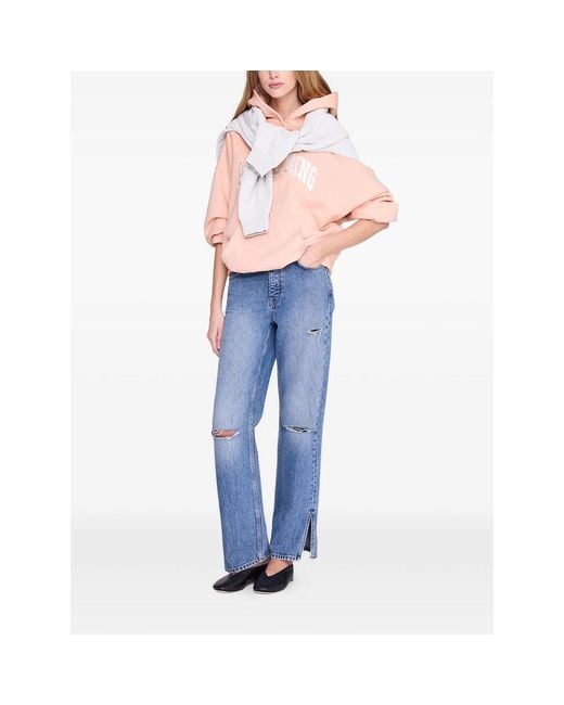 Anine Bing Pink Sweatshirt