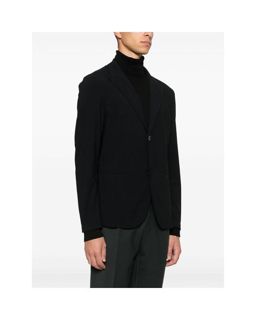 Eraldo Black Jersey Blazer for men