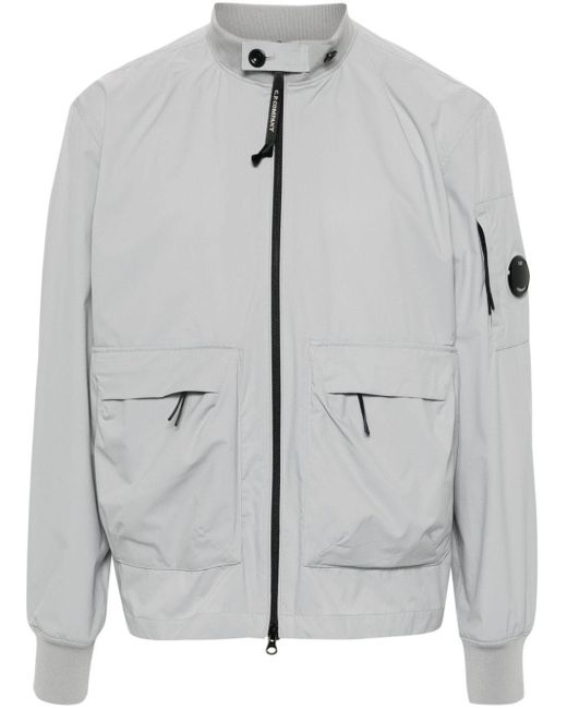 C P Company Gray Pro-Tek Shell Jacket for men