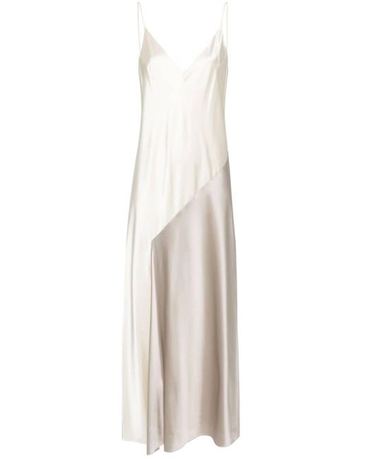 Calvin Klein White Colourblock Maxi Dress