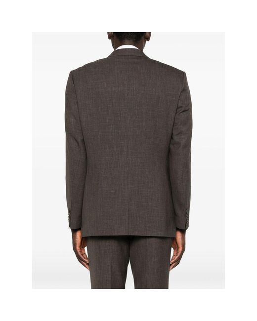 Beckham X Boss Gray X Beckham Flap Pocket Blazer for men