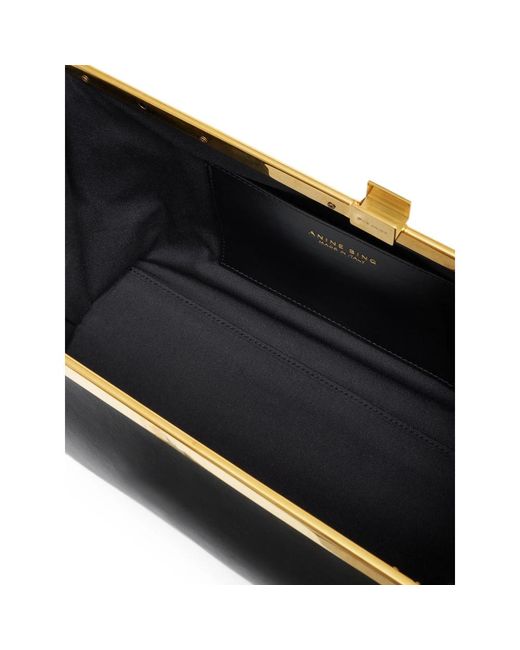 Anine Bing Black Anine Clutch