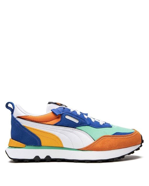 Puma Rider Fv Future Vintage Sneakers In Blue For Men Lyst Australia