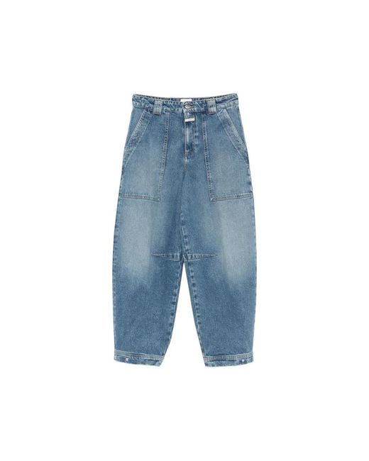 Closed Blue Seam-Detail Denim Jeans