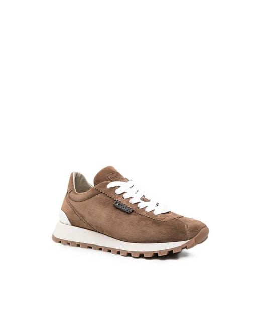 Brunello Cucinelli Brown Trainers